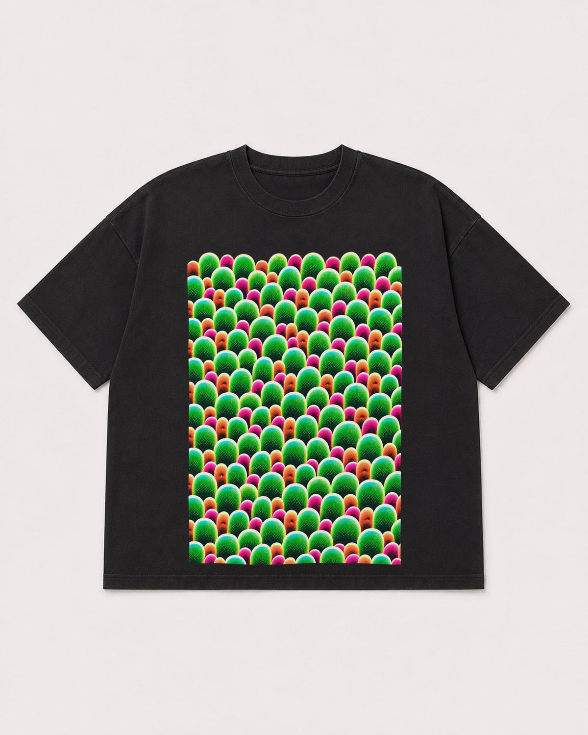 Mockup Boxy Heavyweight Tee Black product