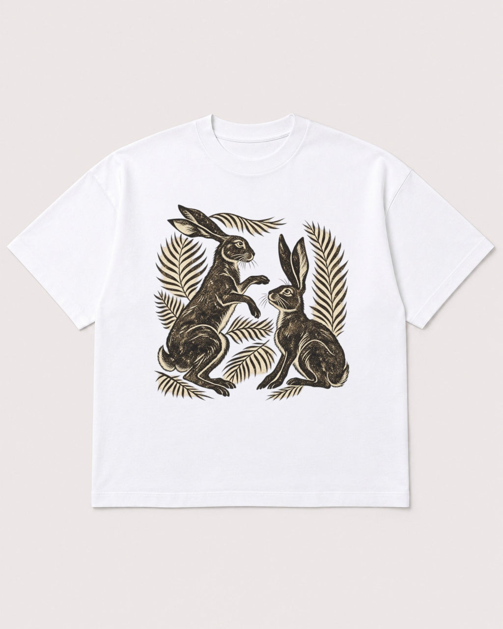 Mockup Boxy Heavyweight Tee White product