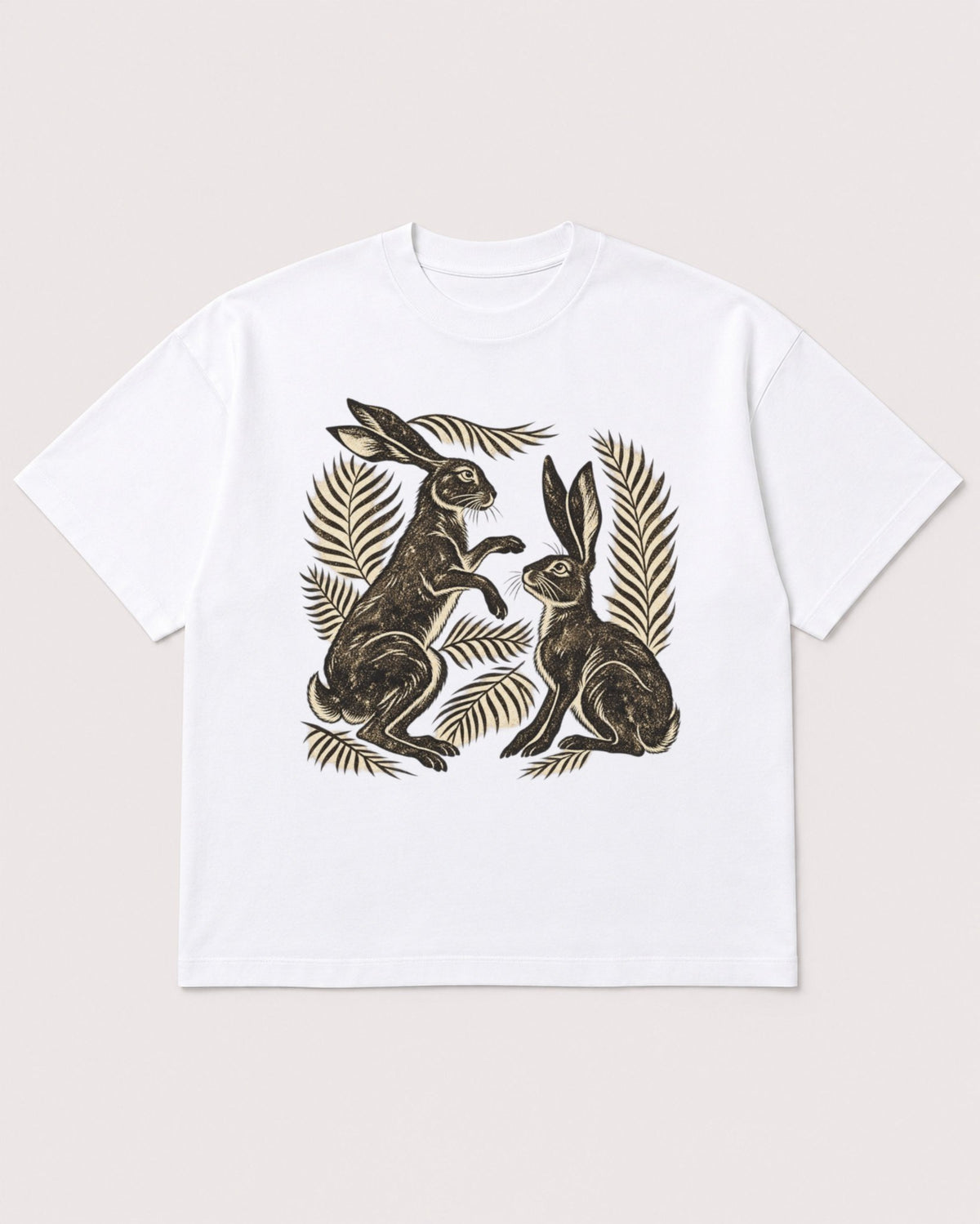 Mockup Boxy Heavyweight Tee White product