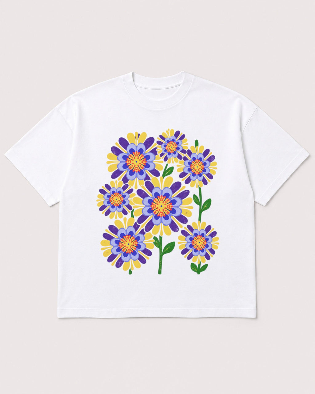 Mockup Boxy Heavyweight Tee White product