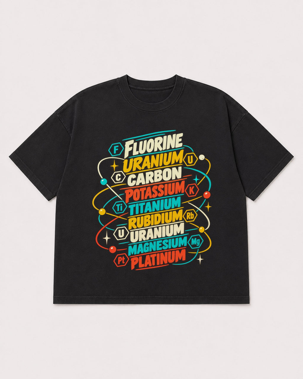 Mockup Boxy Heavyweight Tee Black product