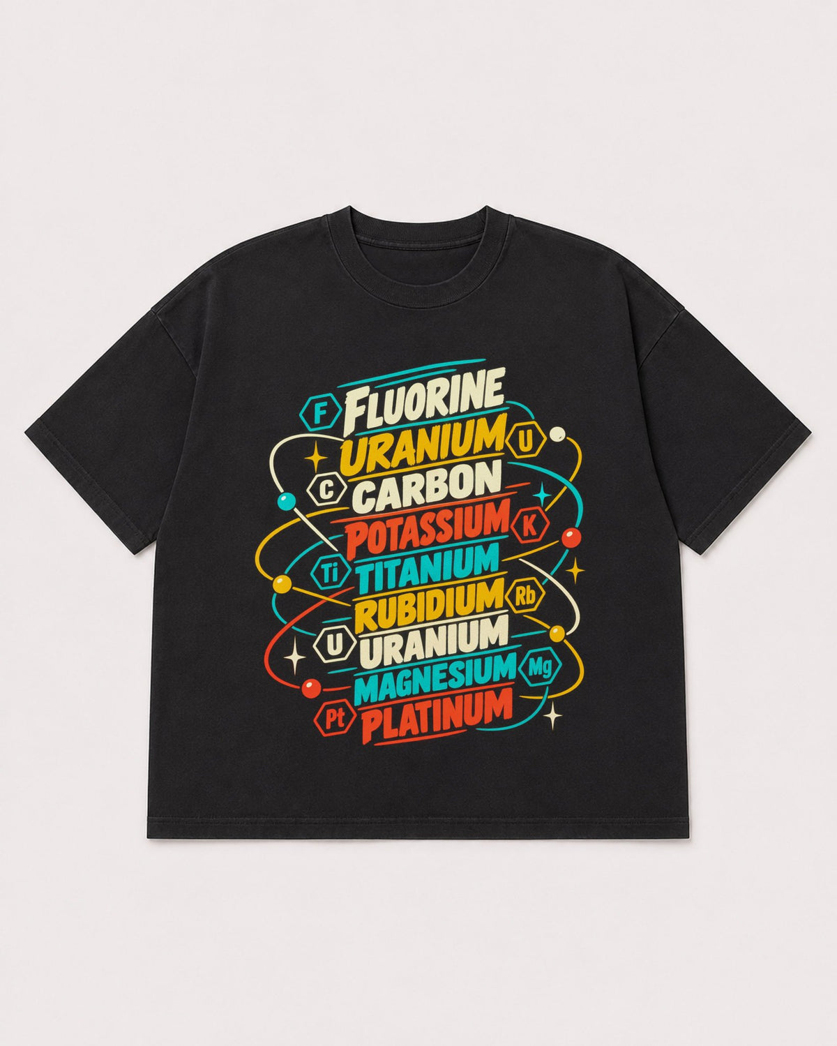 Mockup Boxy Heavyweight Tee Black product