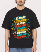 Mockup Boxy Heavyweight Tee Black male close-up 02
