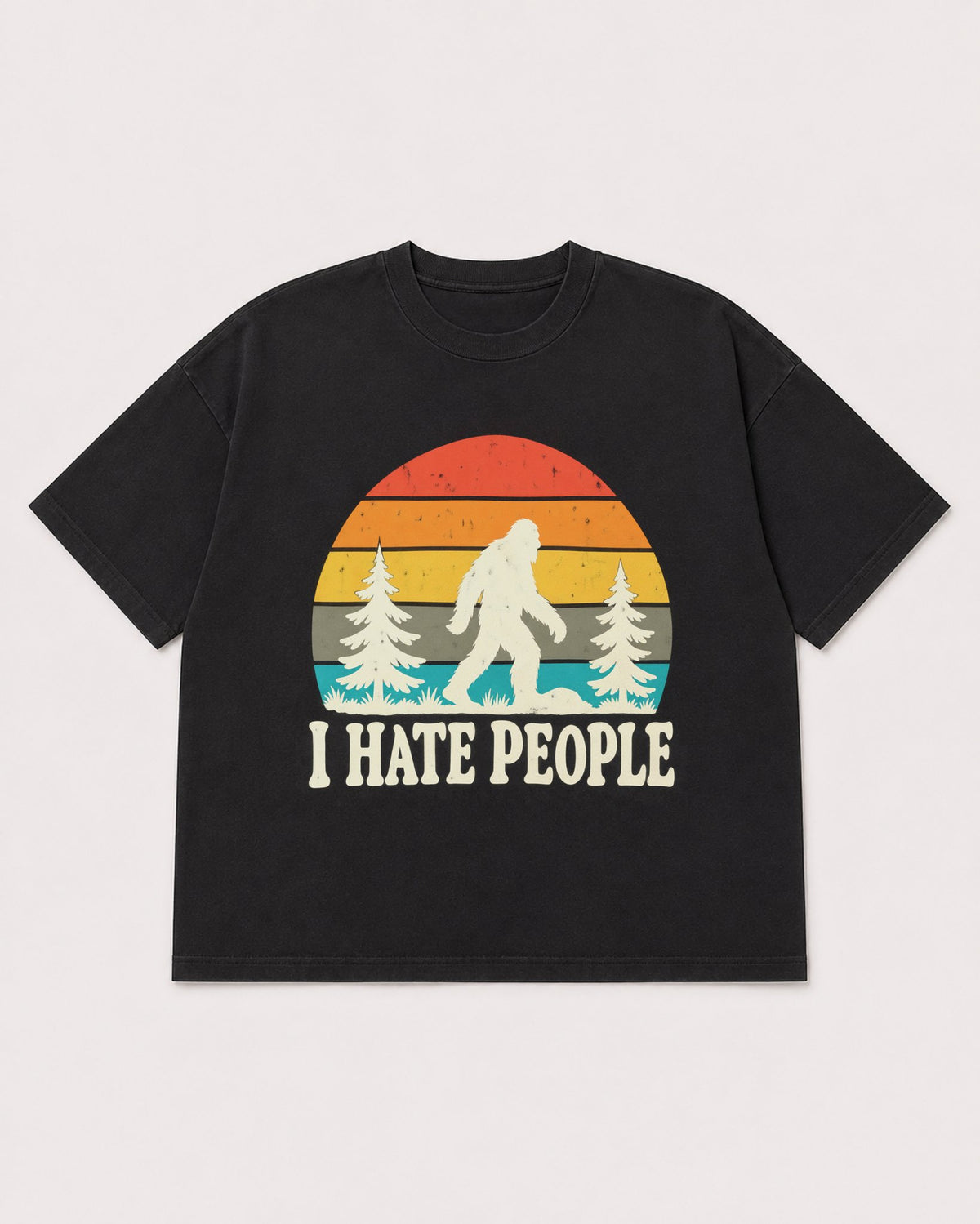 Mockup Boxy Heavyweight Tee Black product
