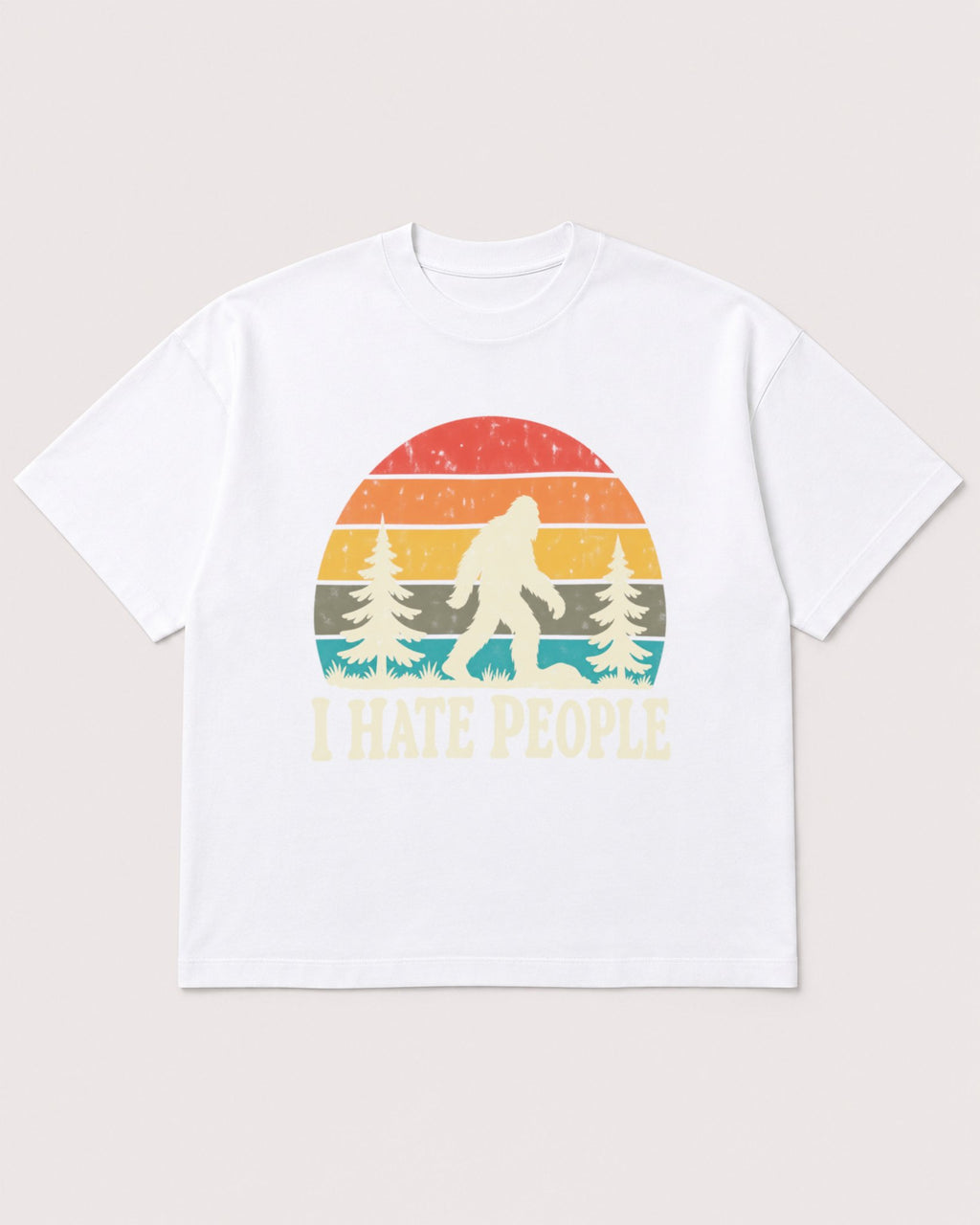 Mockup Boxy Heavyweight Tee White product