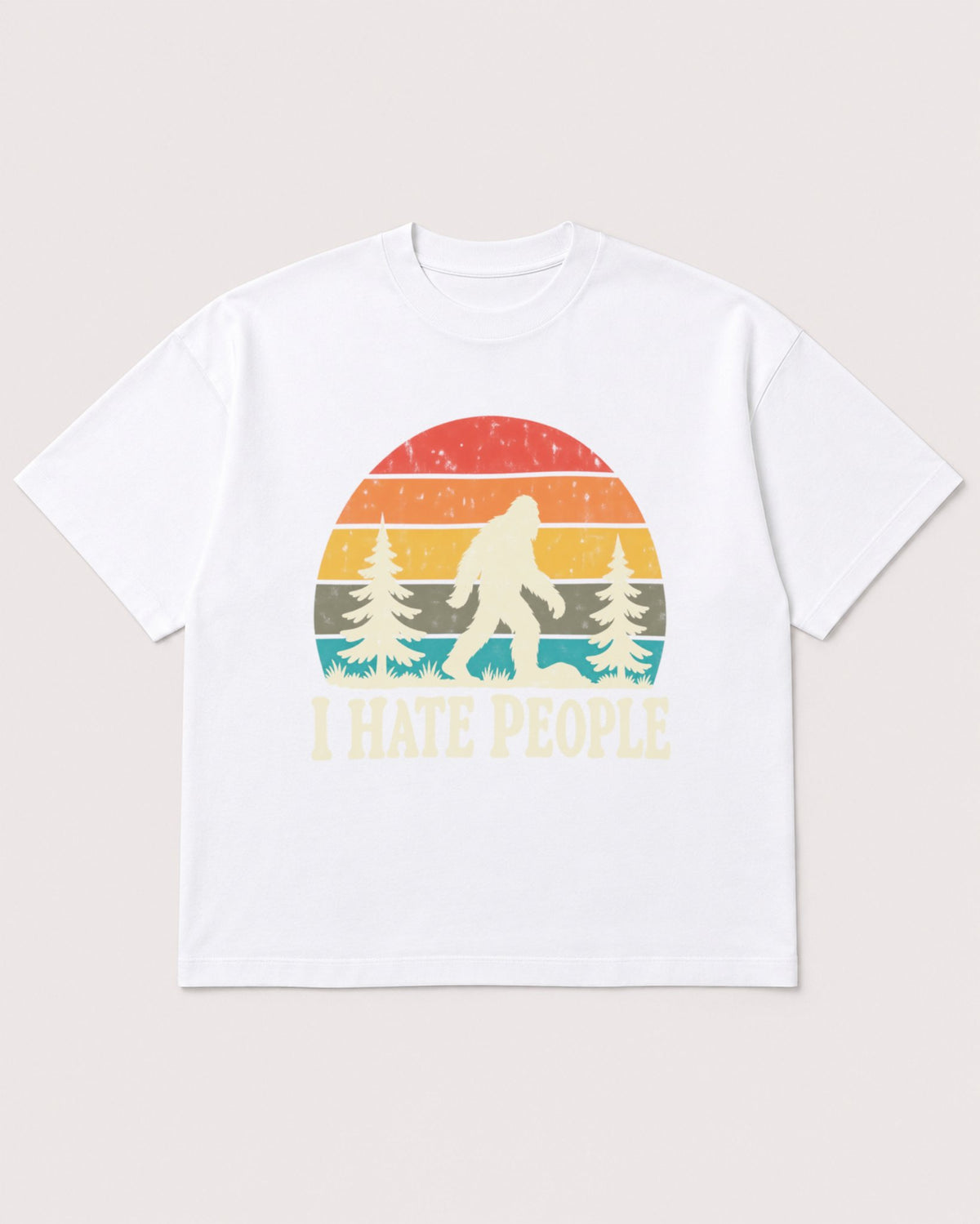Mockup Boxy Heavyweight Tee White product