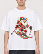 Mockup Boxy Heavyweight Tee White male close-up 01