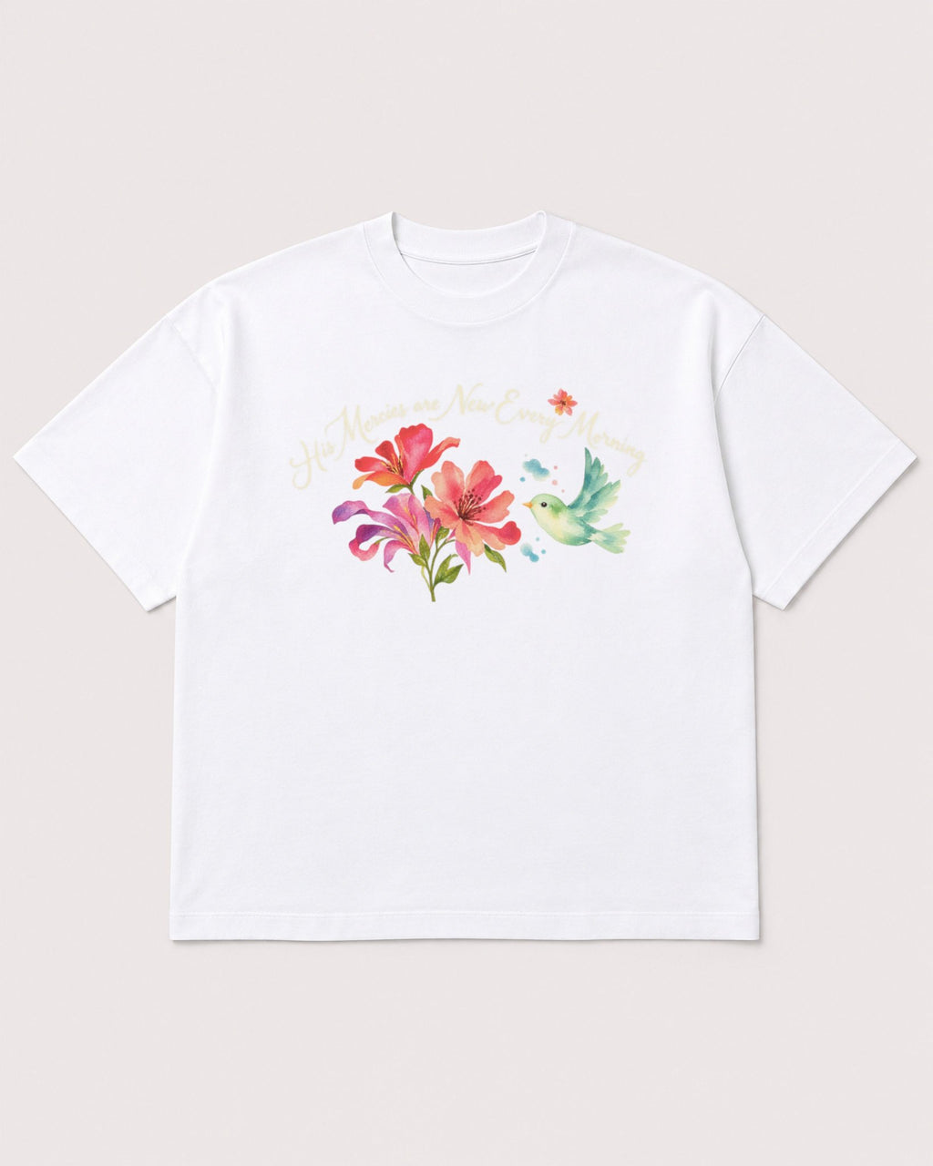 Mockup Boxy Heavyweight Tee White product