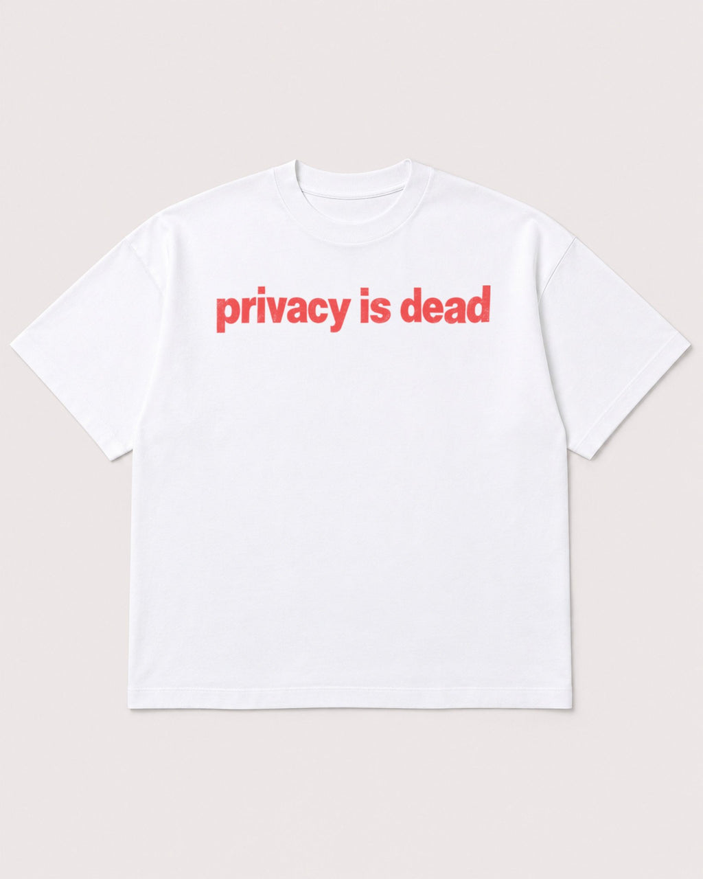 Mockup Boxy Heavyweight Tee White product