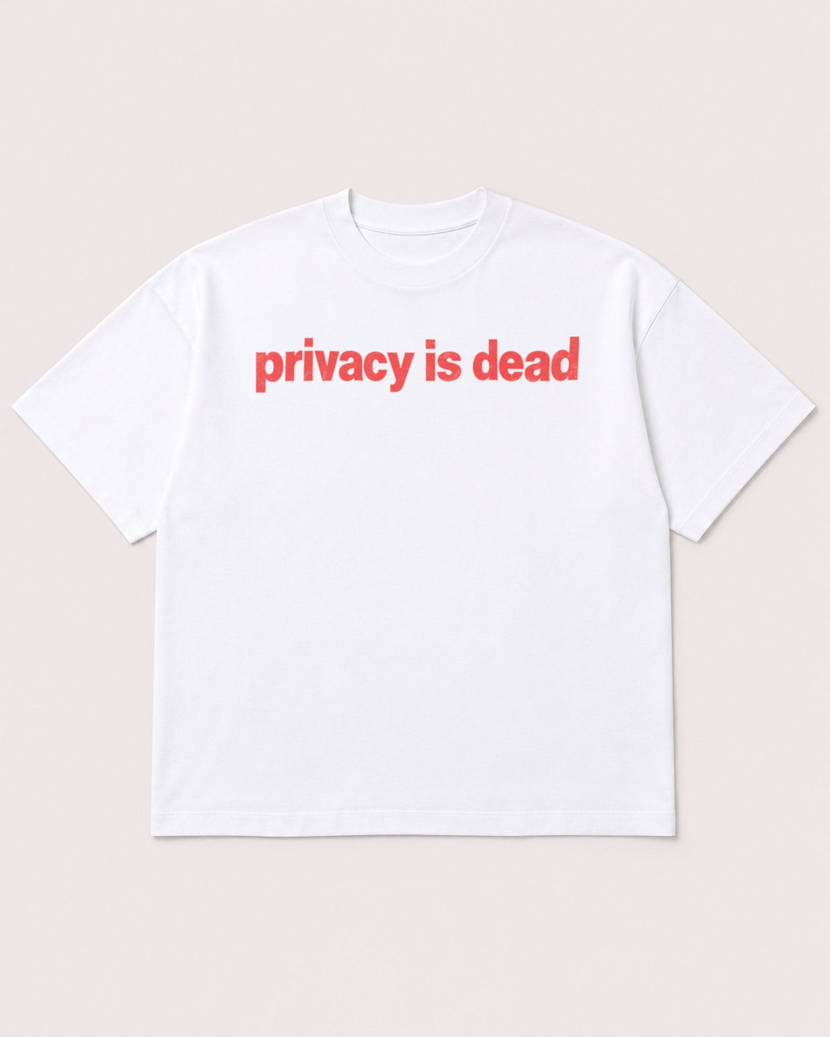 Mockup Boxy Heavyweight Tee White product