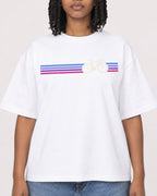 Mockup Boxy Heavyweight Tee White female close-up 15