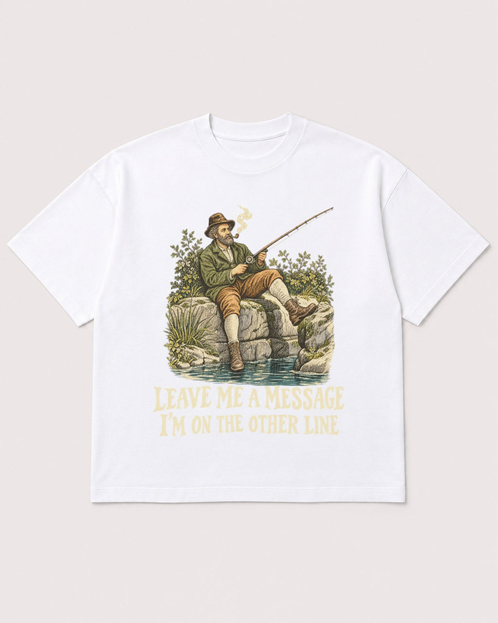 Mockup Boxy Heavyweight Tee White product