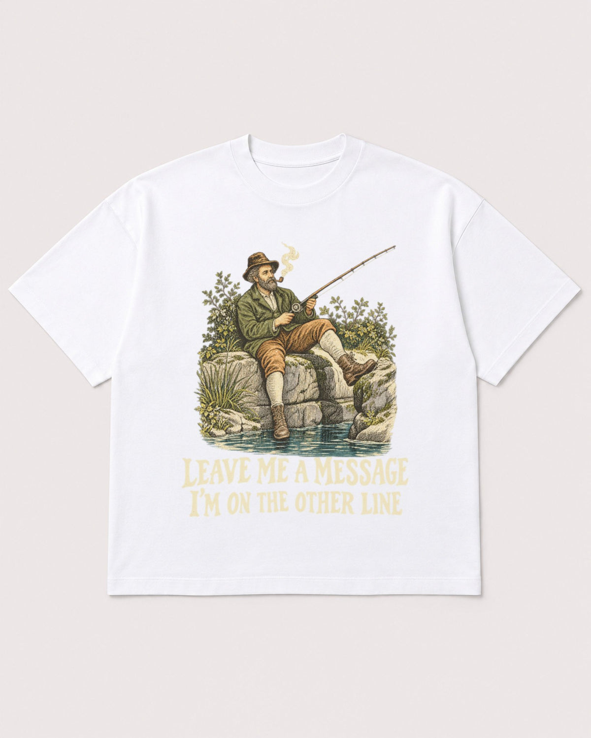 Mockup Boxy Heavyweight Tee White product