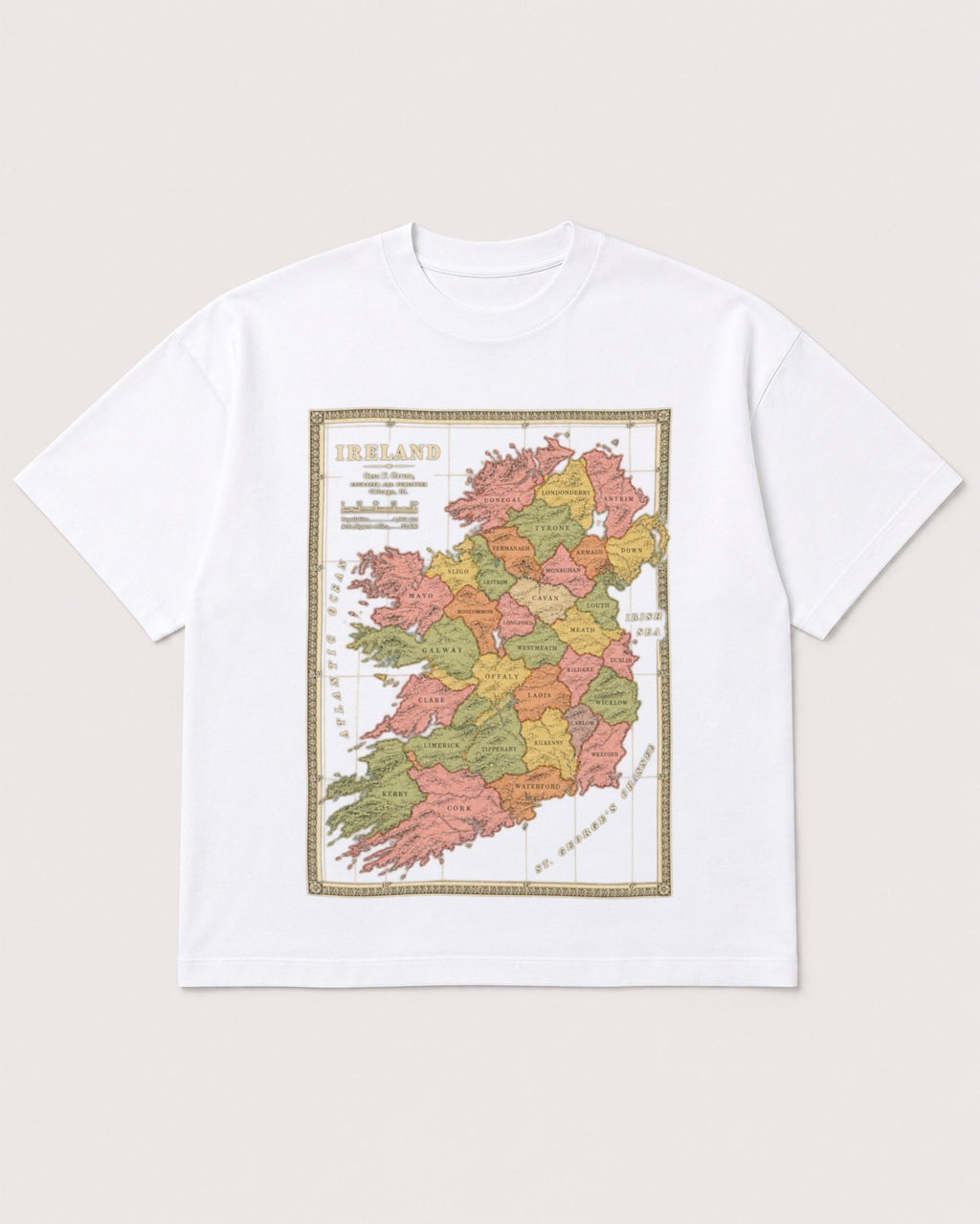Mockup Boxy Heavyweight Tee White product