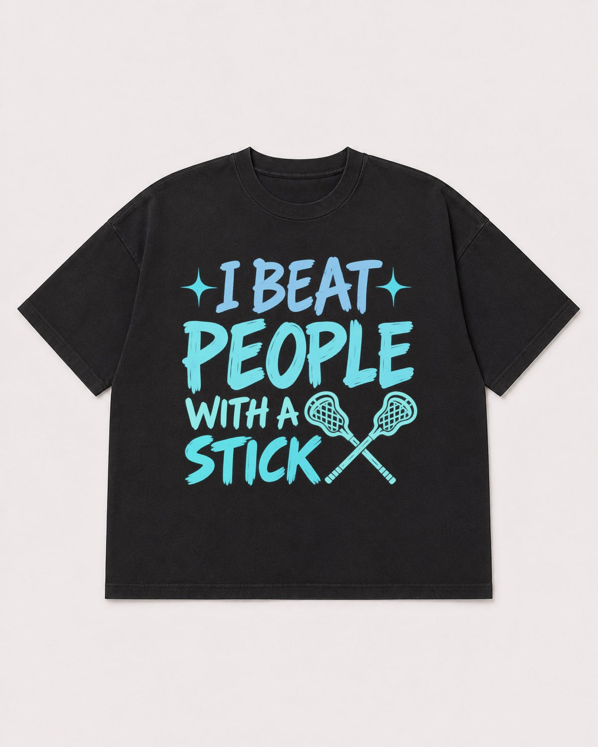 Mockup Boxy Heavyweight Tee Black product