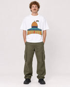Mockup Boxy Heavyweight Tee White male full-body 09