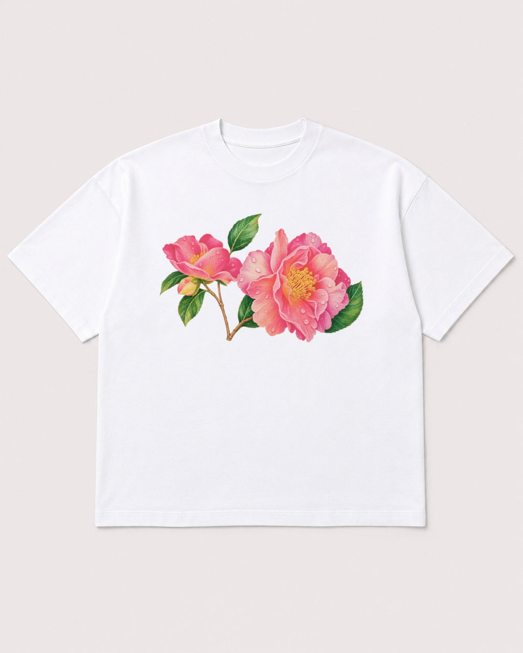 Mockup Boxy Heavyweight Tee White product