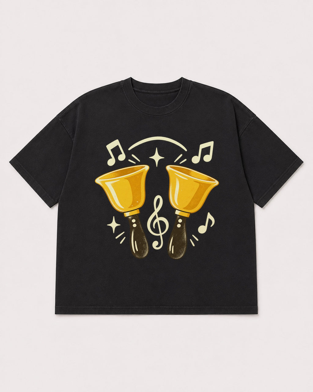 Mockup Boxy Heavyweight Tee Black product
