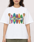 Mockup Boxy Heavyweight Tee White female close-up 02