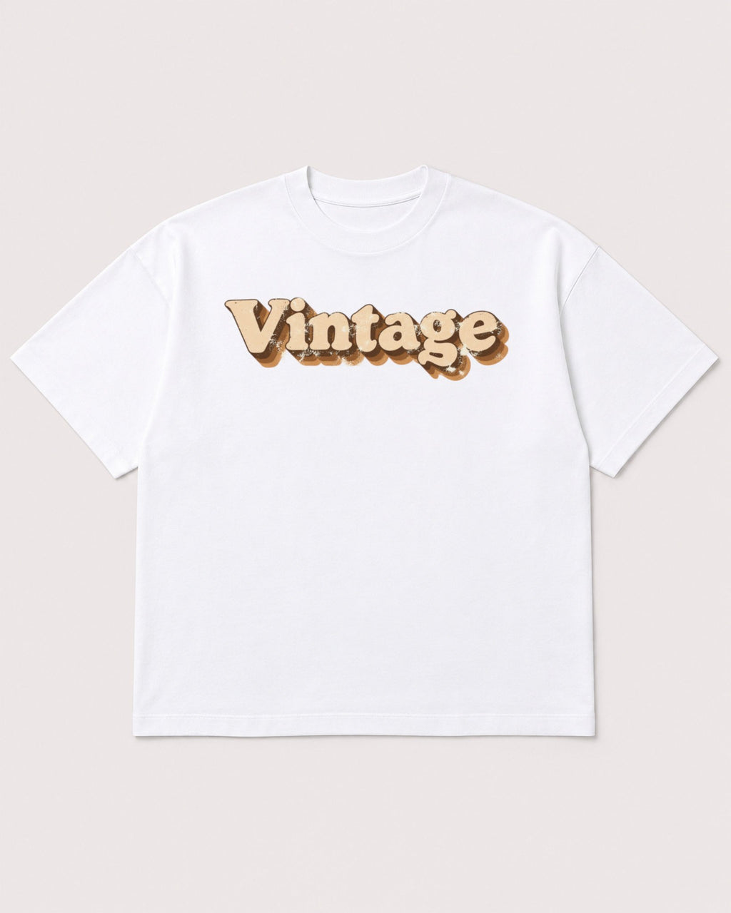 Mockup Boxy Heavyweight Tee White product