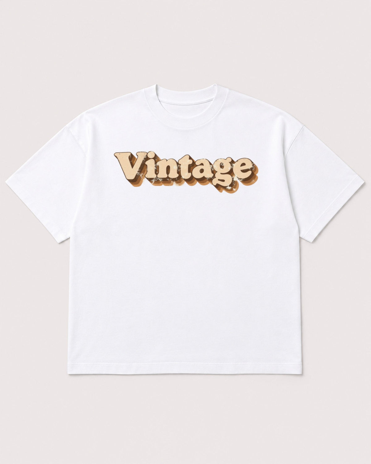 Mockup Boxy Heavyweight Tee White product
