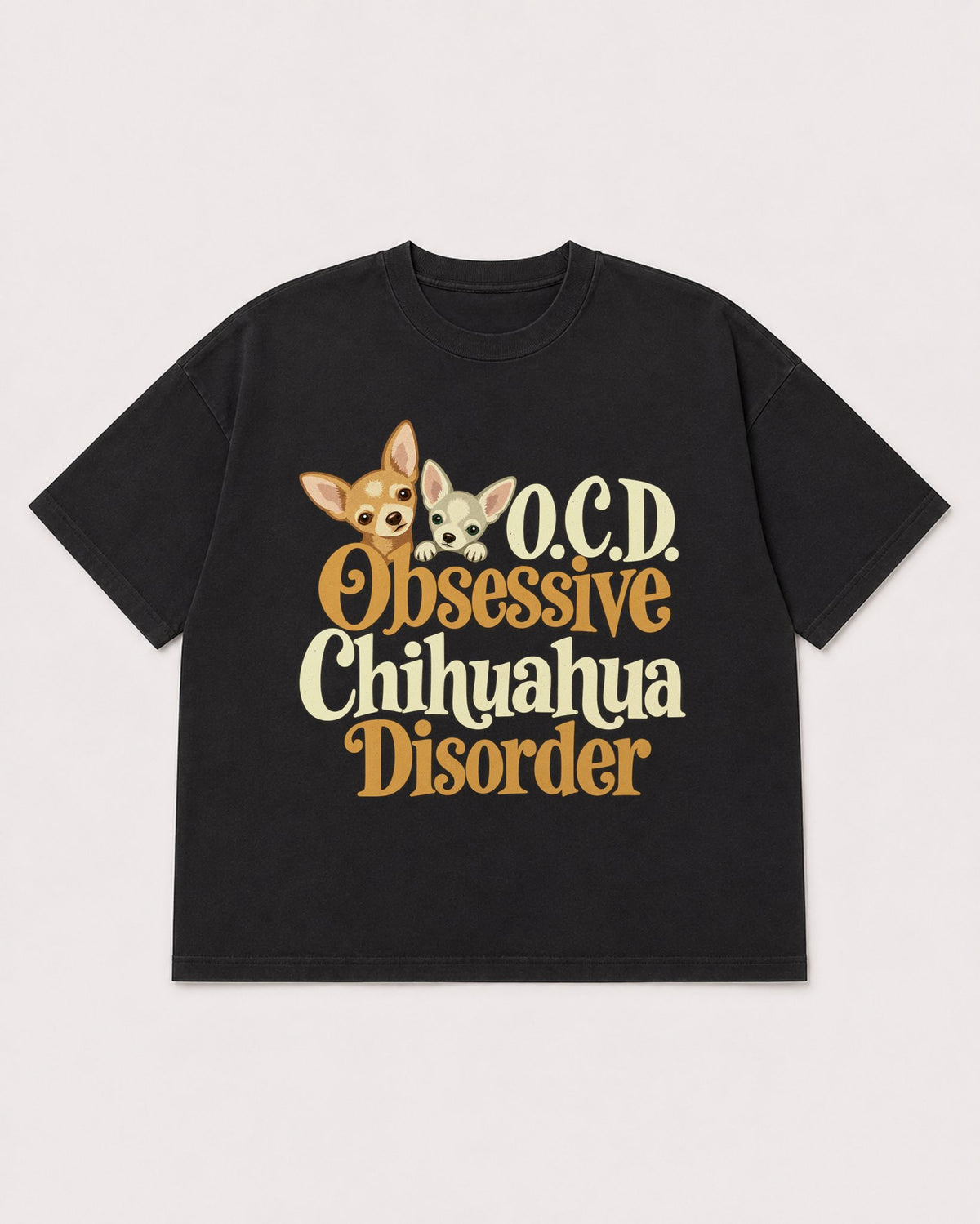 Mockup Boxy Heavyweight Tee Black product