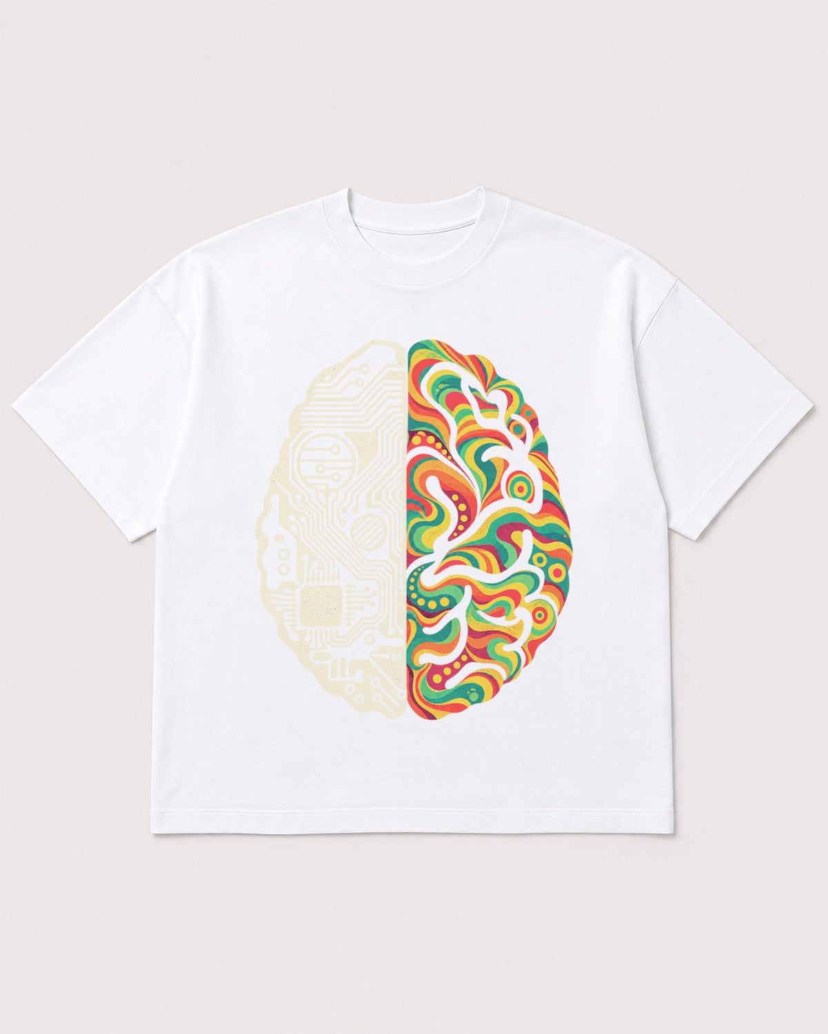 Mockup Boxy Heavyweight Tee White product