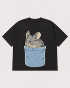 Mockup Boxy Heavyweight Tee Black product