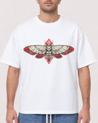 Mockup Boxy Heavyweight Tee White male close-up 08