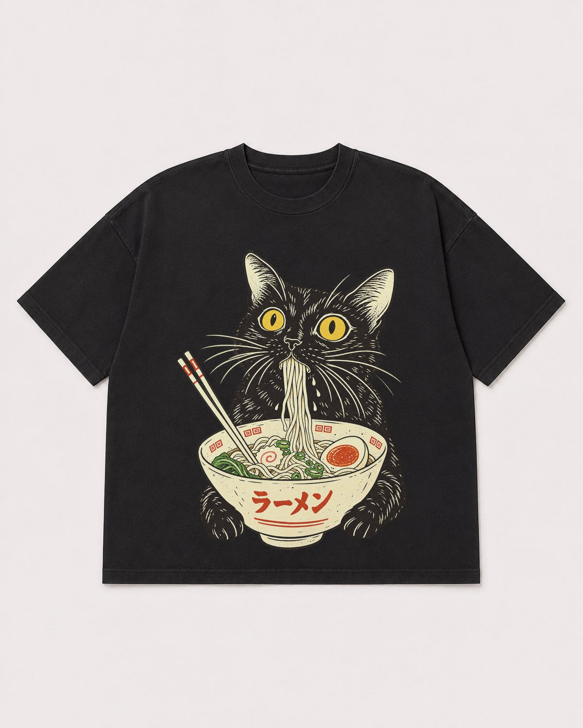 Mockup Boxy Heavyweight Tee Black product