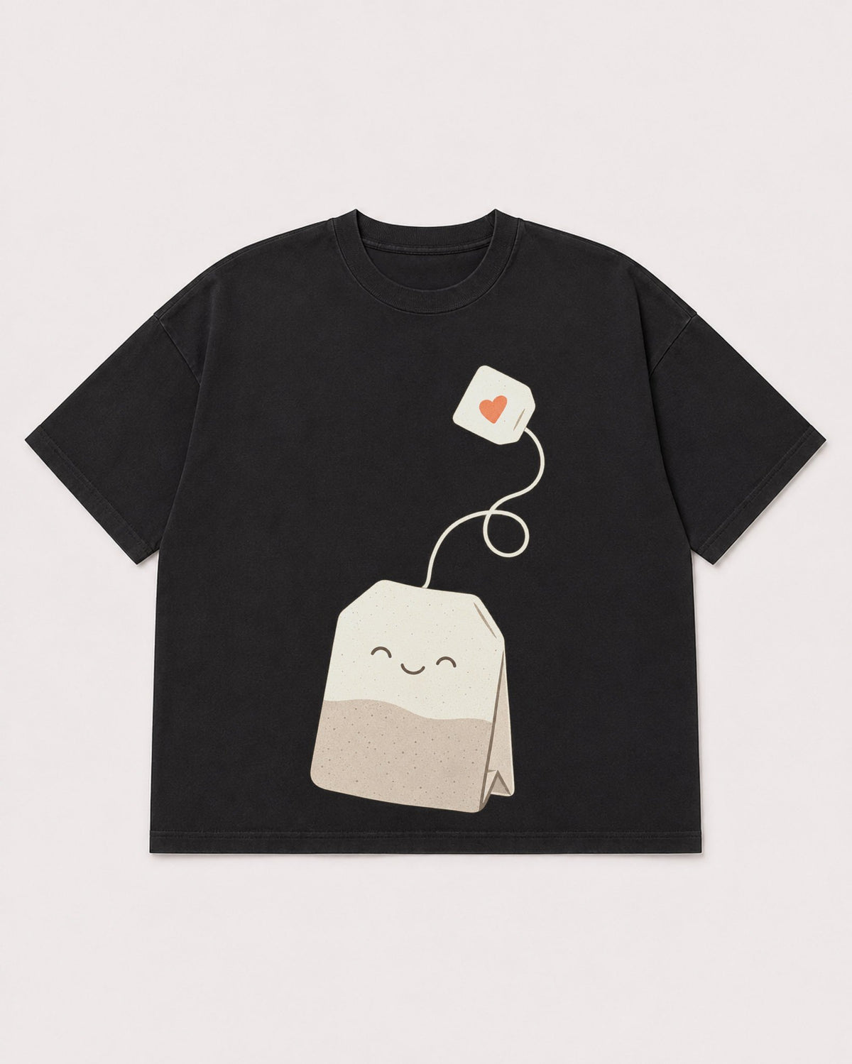 Mockup Boxy Heavyweight Tee Black product