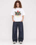 Mockup Boxy Heavyweight Tee White female full-body 09