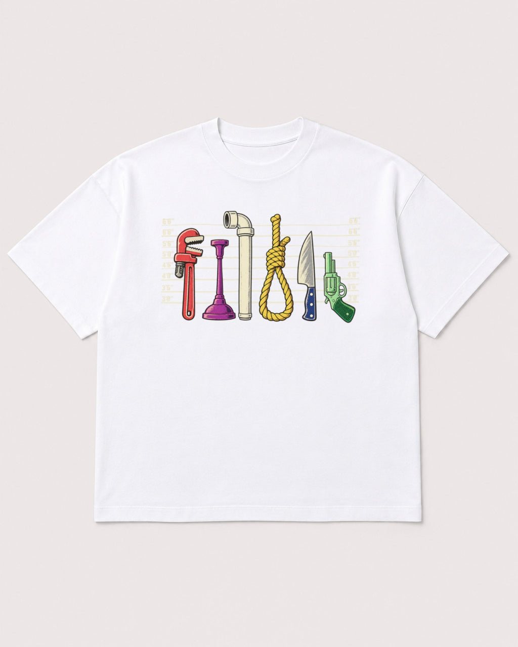 Mockup Boxy Heavyweight Tee White product