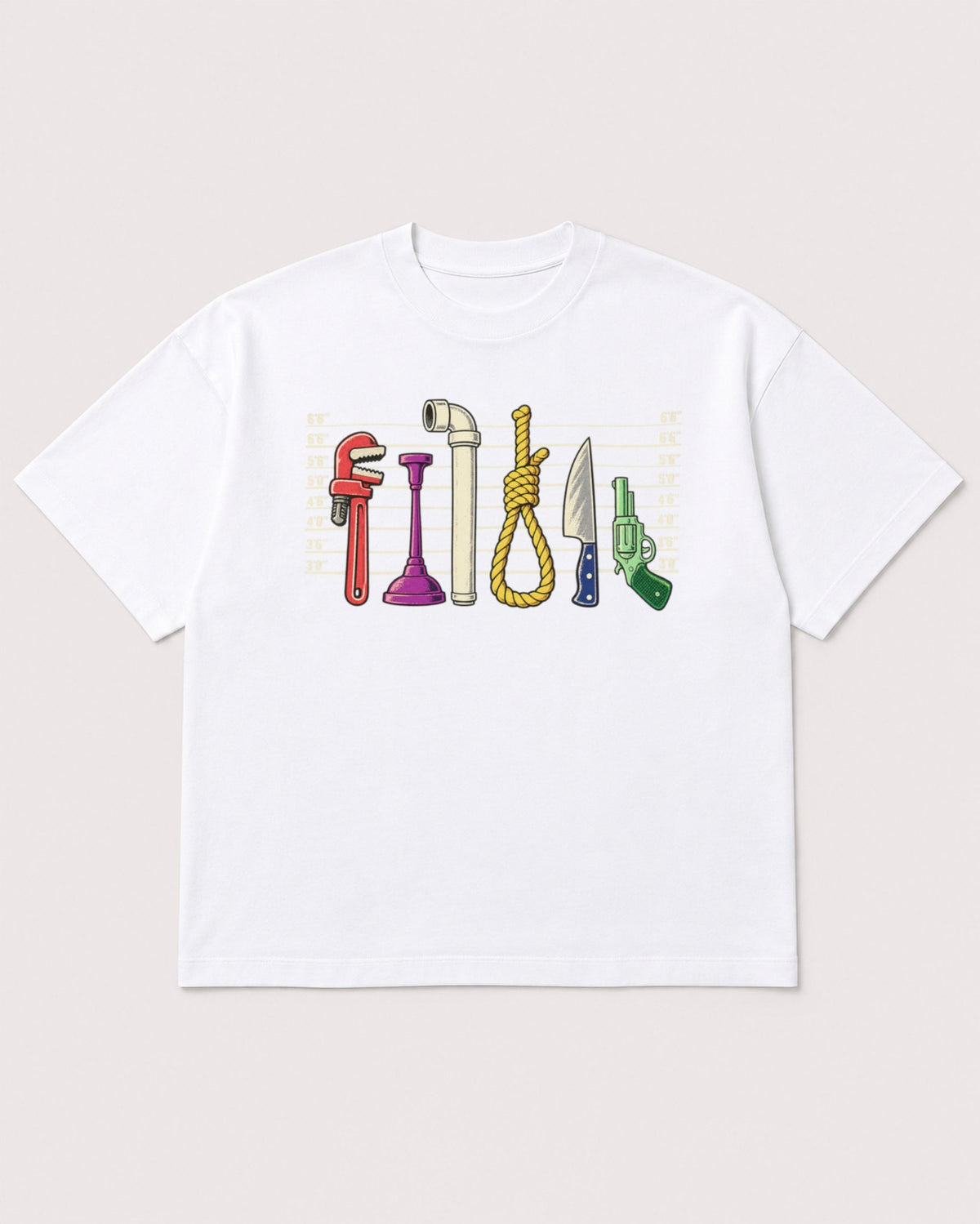 Mockup Boxy Heavyweight Tee White product