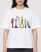 Mockup Boxy Heavyweight Tee White female close-up 03