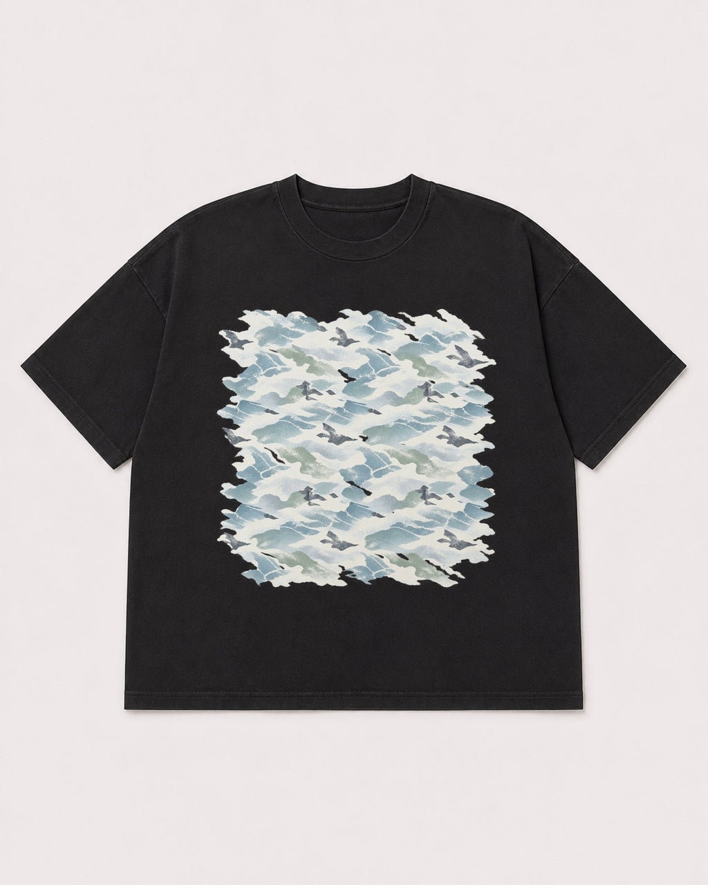 Mockup Boxy Heavyweight Tee Black product
