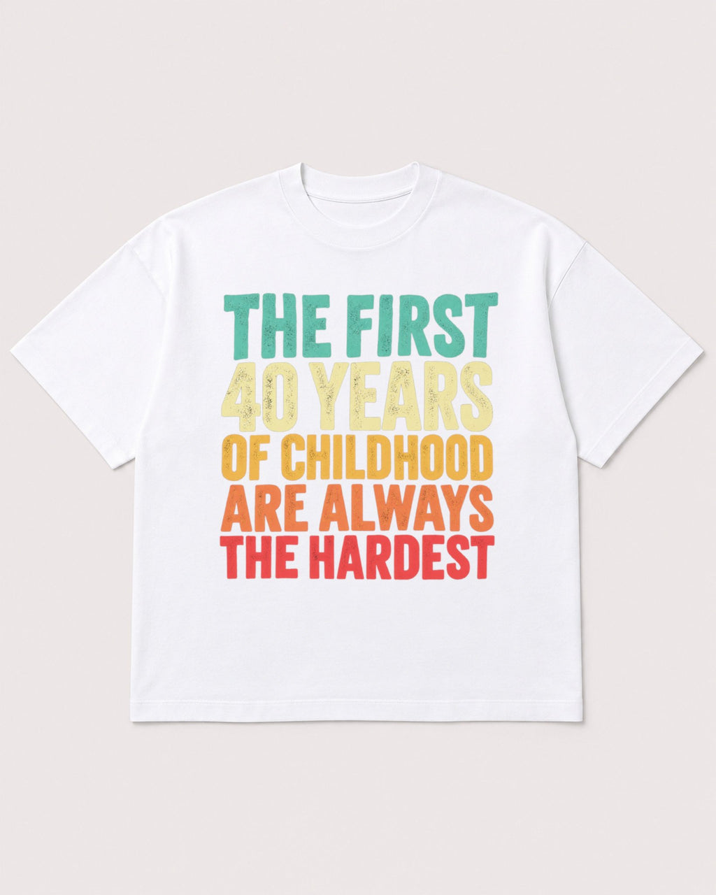 Mockup Boxy Heavyweight Tee White product