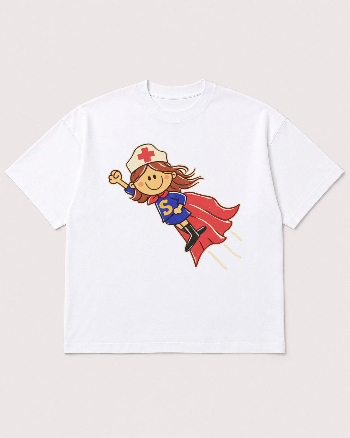 Mockup Boxy Heavyweight Tee White product