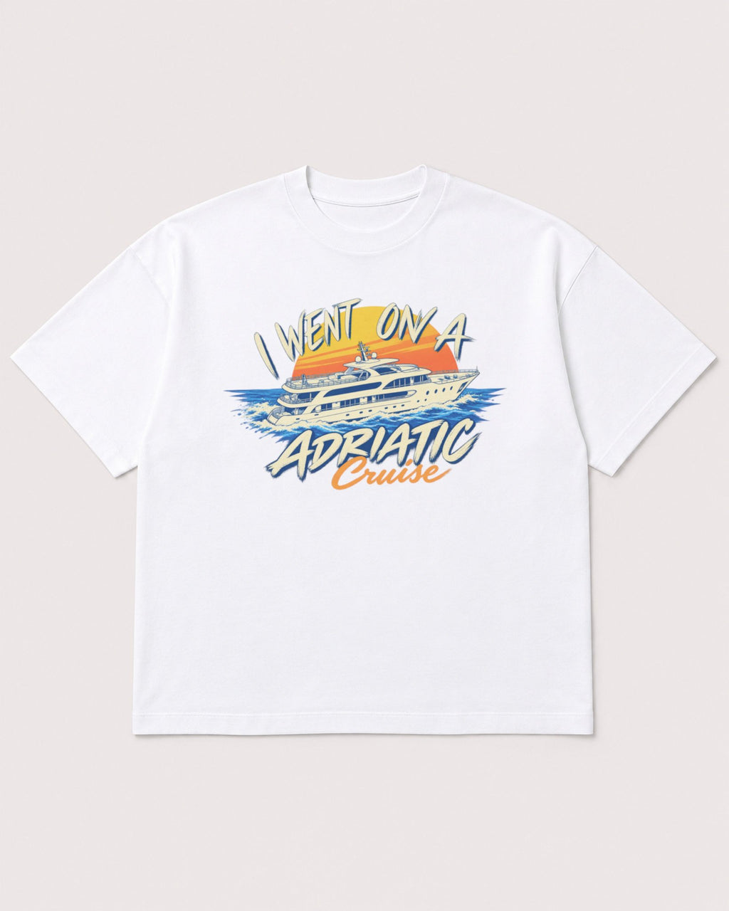 Mockup Boxy Heavyweight Tee White product