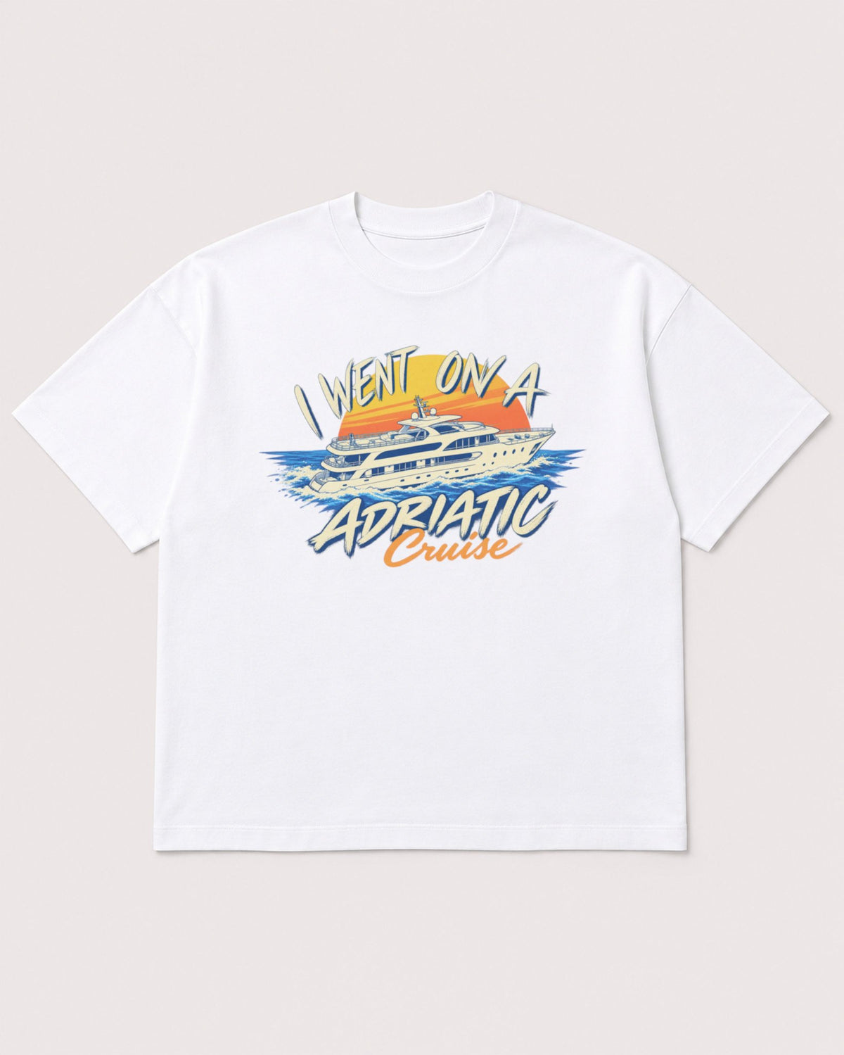 Mockup Boxy Heavyweight Tee White product