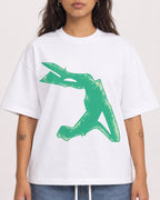 Mockup Boxy Heavyweight Tee White female close-up 06