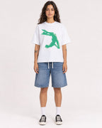 Mockup Boxy Heavyweight Tee White female full-body 06