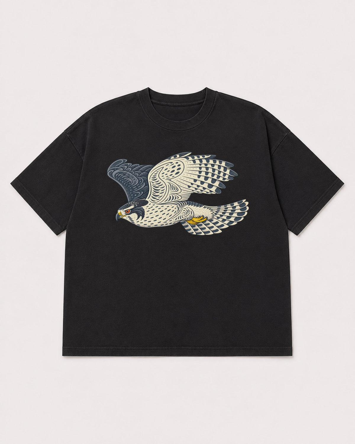 Mockup Boxy Heavyweight Tee Black product