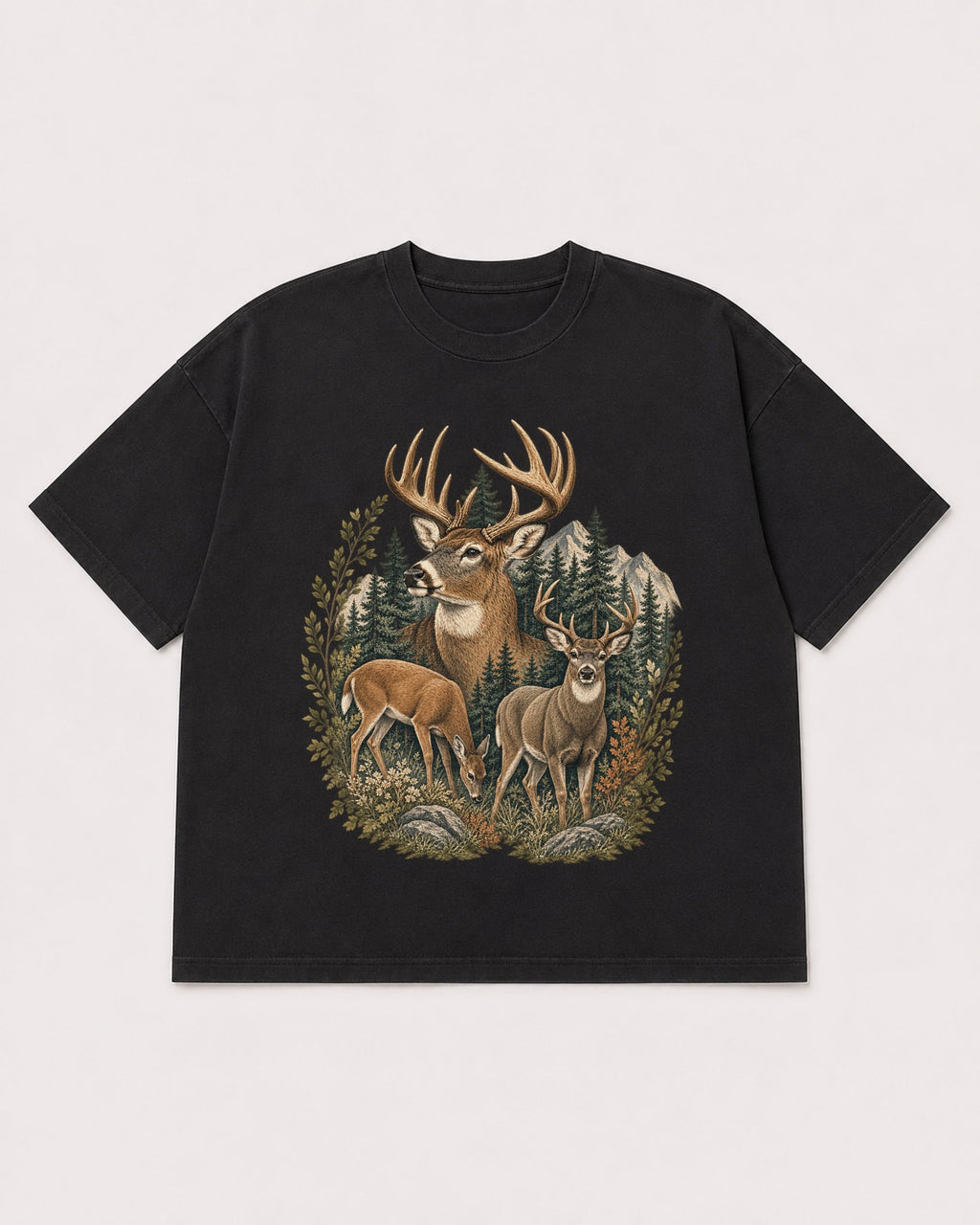 Mockup Boxy Heavyweight Tee Black product
