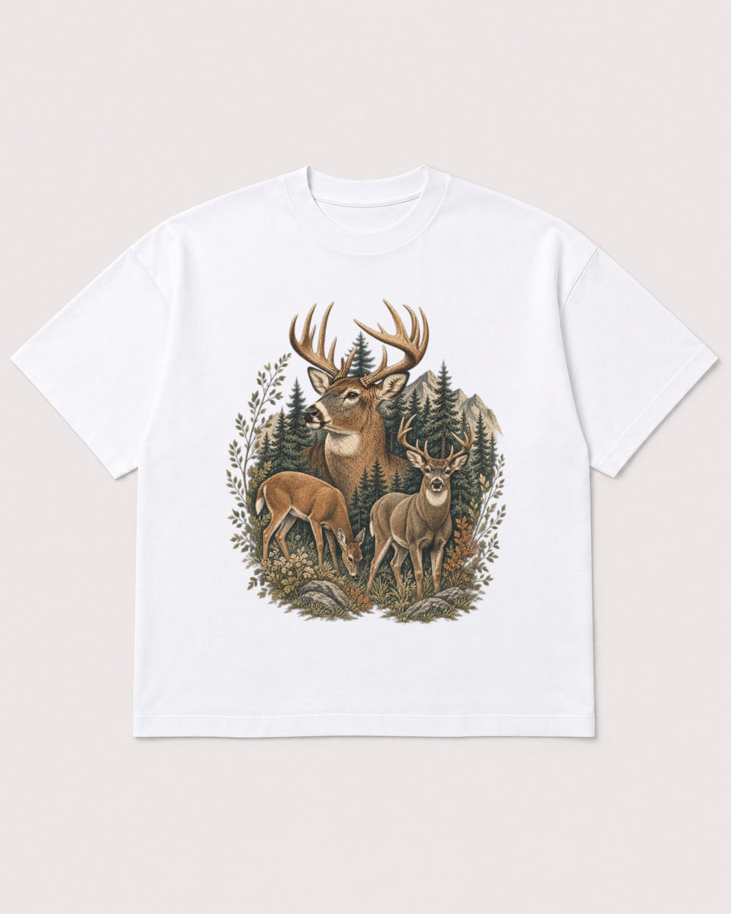Mockup Boxy Heavyweight Tee White product