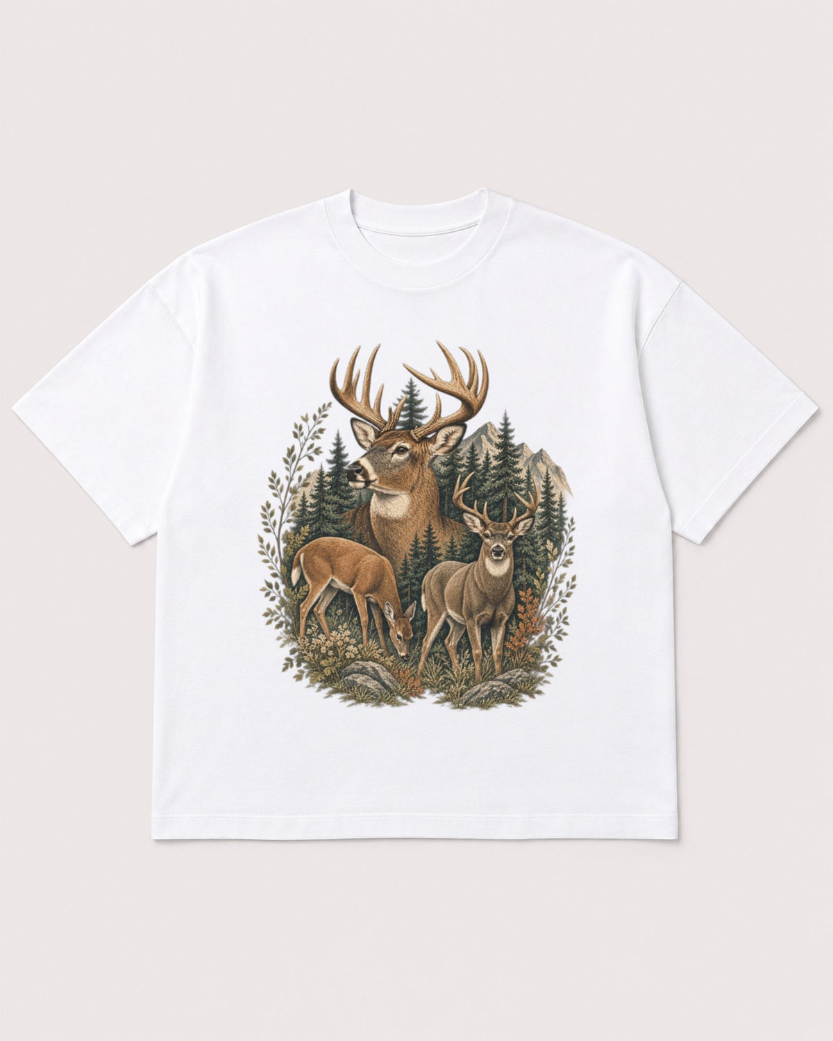 Mockup Boxy Heavyweight Tee White product