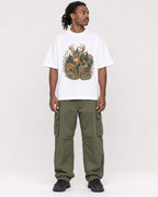 Mockup Boxy Heavyweight Tee White male full-body 34