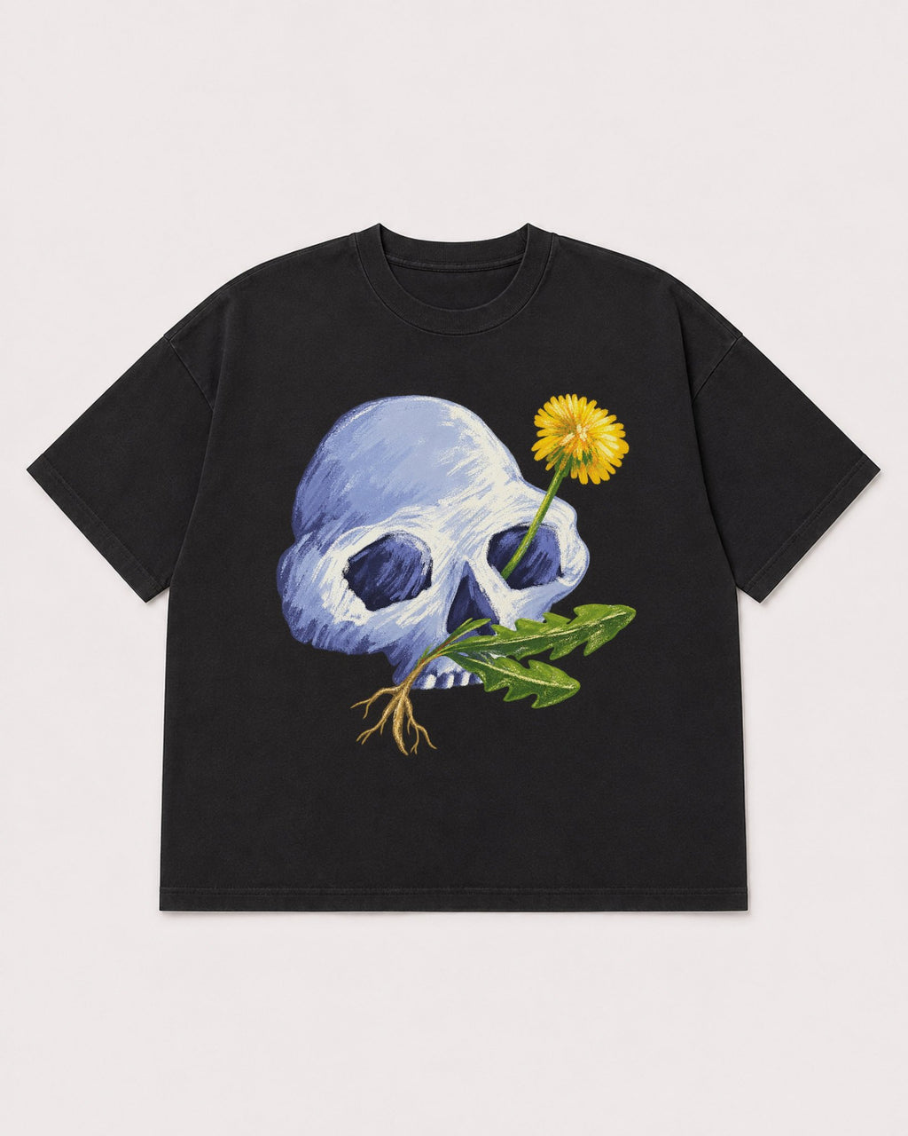 Mockup Boxy Heavyweight Tee Black product