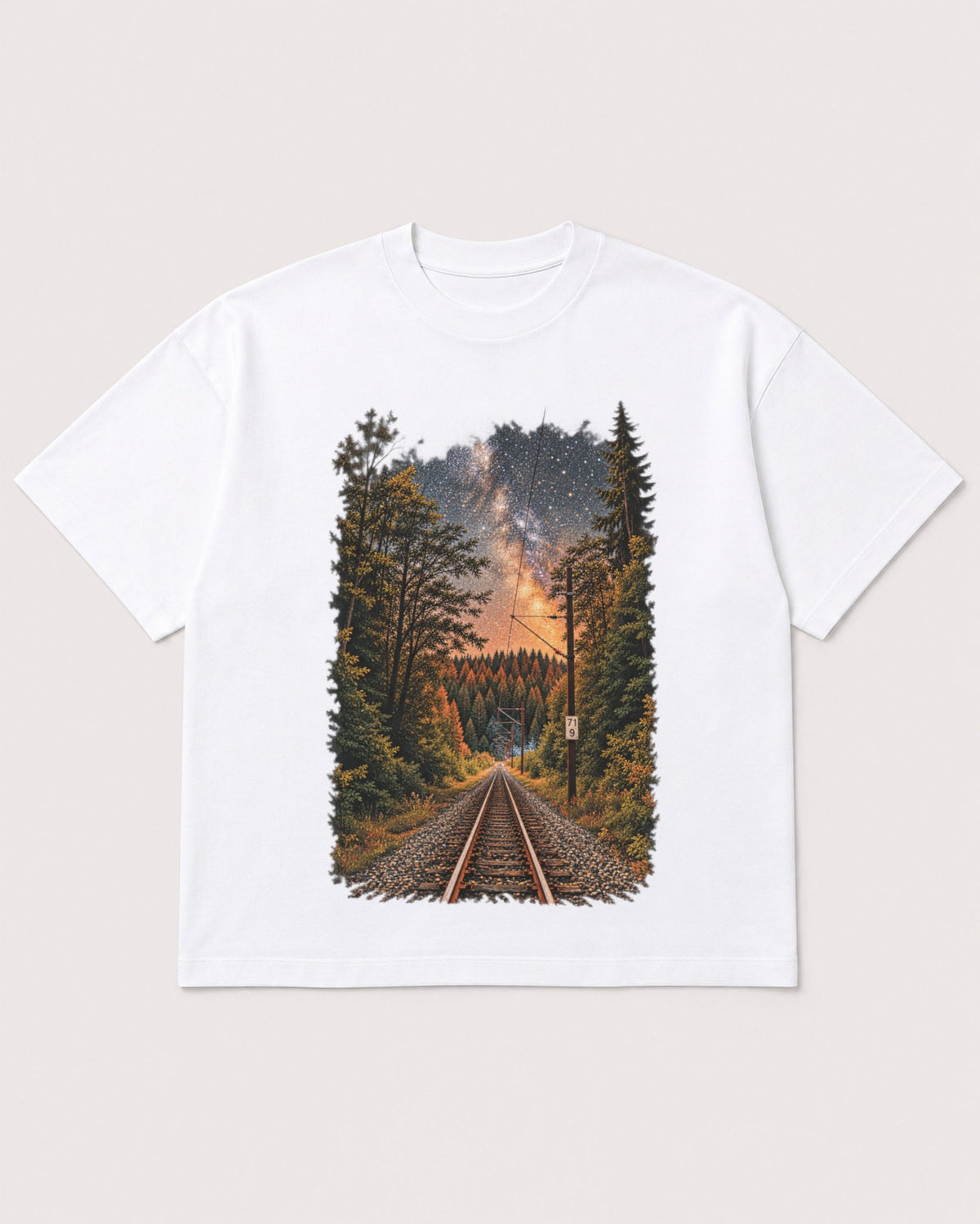 Mockup Boxy Heavyweight Tee White product