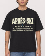 Mockup Boxy Heavyweight Tee Black male close-up 06